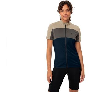 Vaude Bike Matera Fz Korte Mouw Wielertrui Blauw 36 Vrouw
