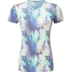 Ronhill - Dames Hardloopshirt - Tech Golden Hour - Multi Illusion - Maat M