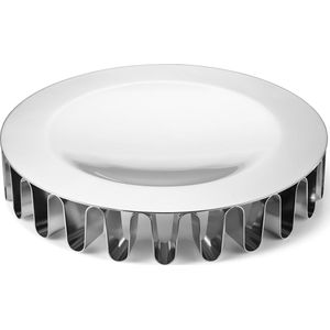 Georg Jensen Frequency Decoratieve Schaal - RVS - Ø35 cm - Zilver