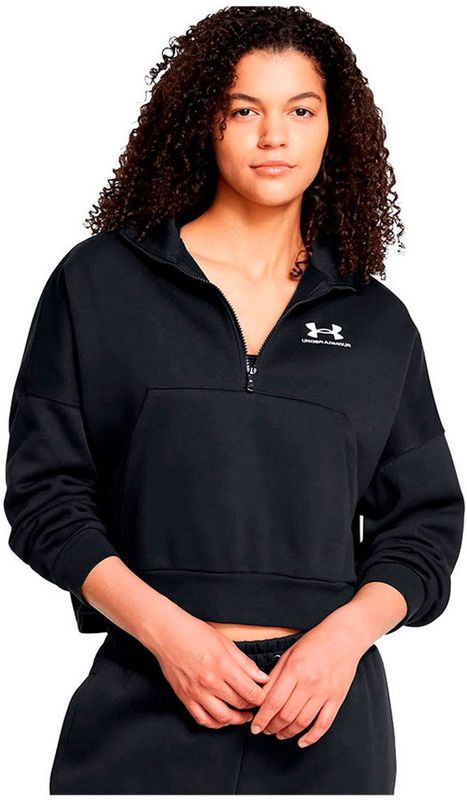 Under Armour - Icon Fleece - Oversized Sweatshirt - Met Halve Rits