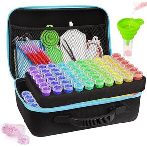 diamond painting storage box - diamantborduurwerk, doos voor doe-het-zelf handwerk 120