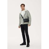 Leren herensneakers in een trendy uitvoering