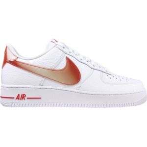 Nike Air Force 1 '07 - Wit/Rood - Maat 44