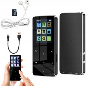 MP3-speler - Multifunctionele MP3-speler - 16 GB ingebouwd geheugen - Bluetooth 5.0 - Geschikt voor sport en ontspanning