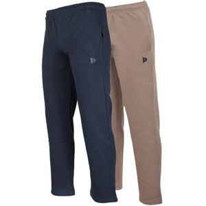 Donnay - Joggingbroek Wess - Sportbroek - Navy/Taupe-grey - 2-Pack