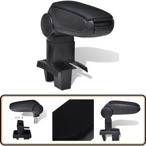 vidaXL Armsteun Peugeot 307 (2004) - Zwart - ABS Armsteun Peugeot 307 - Autosteun - Autosteuning - Interieur Accessoire - Comfort Auto