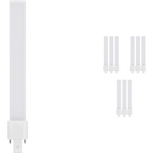 Voordeelpak 10x Ledvance LED Dulux-S (EM Mains) 6W 700lm - 840 Koel Wit | Vervangt 11W