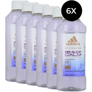Adidas Pre-Sleep Calm Shower Gel - 6 x 400 ml