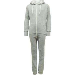 Grijze Onesie kinderen - Onesie Jongens - Onesie Meisjes - Maat 146