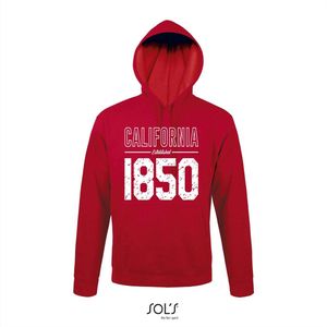 Hoodie 359-30 California 1850 - Rood, S
