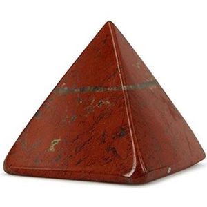Ruben Robijn Jaspis rood piramide 30 mm edelsteen