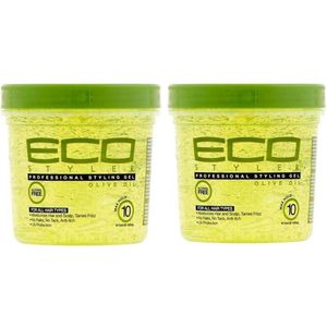 2x Eco Styler Gel - Olive oil max hold 16 oz/ 473 ml