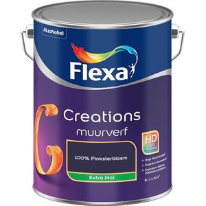 Flexa - Creations Muurverf Extra Mat - 100% Pinksterbloem - Mengverf - 5 Liter