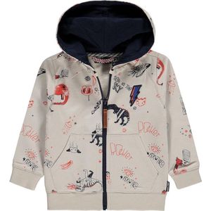 Tumble 'N Dry Jongens Sweatshirt Sharif - White - Maat 68