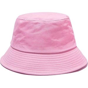 Scoby - Vissershoedje - Hoed - Bucket Hat - Zonbescherming - Festivalhoedje - One size - Roze