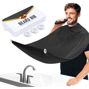 Waterdicht baardschort - met zuignapbevestiging - Slabbetje voor het scheren - Geschenk voor hem - Houdt de wastafel schoon