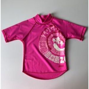 Zoggs - zwemtshirt - korte mouwen - roze - 3-4jaar