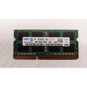 samsung 4GB 2Rx8 PC3L-12800S-11-10-F3 low voltage S0dimm M471B5273CH0-YK0 DD3 laptop geheugen