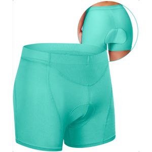 *** Fietsonderbroeken - voor dames en heren - met zeem en in een verfrissende mintkleur - in maat XXL. Fietsen was nog nooit zo aangenaam! van Heble® ***