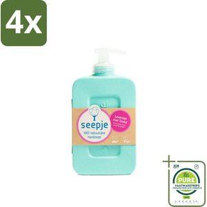Seepje - Handzeep - Zachte Geur - Lavendel met Tonka - 300 ml - Voordeelverpakking - 4 stuks - Handzeep - Lavendel
