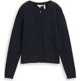 Tom Tailor - Sweatvest - Sky captain blue - Met Structuur