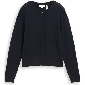 Tom Tailor - Sweatvest - Sky captain blue - Met Structuur