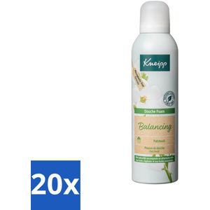 20 x Kneipp - Douche foam - Balancing - Patchouli - 200 ml - Douche Foam - Huidverzorging - Kneipp