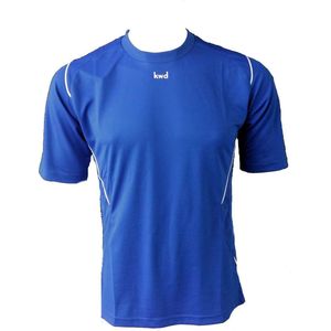 KWD Sportshirt Mundo - Voetbalshirt - Volwassenen - Maat S - Blauw/Wit