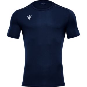 Macron Rigel Hero Shirt Korte Mouw Heren - Marine | Maat: S