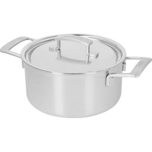 Demeyere - Industry 5 Kookpan met deksel 22 cm - RVS - Dichte rand