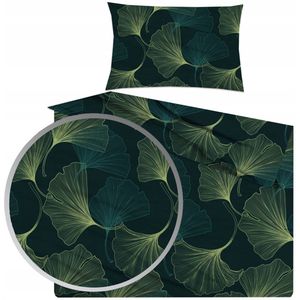 Kinderbeddengoed Katoen Groene Bladeren 100x135 cm