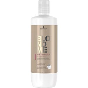 Schwarzkopf BlondMe All Blondes Rich Shampoo 1000ml - Normale shampoo vrouwen - Voor Alle haartypes