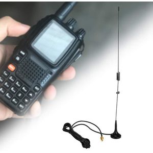 106UV SMA Female - VHf UHF Auto Magnetische Antenne - Gaming Toetsenbord K50 - Dual Band Toetsenbord Roze - Songway UV 5R
