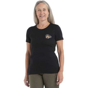 Icebreaker 150 Tech Lite Ii Community Merino T-shirt Met Korte Mouwen Zwart M Vrouw