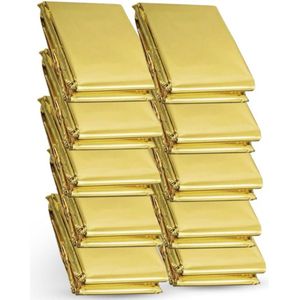 Nooddeken - Thermisch deken - Overlevingsdeken - Nood deken - Deken - Reddingsdeken - Noodpakket - Isolatiedeken - Safety - Goud - Zilver - Onderkoeling - Oververhitting