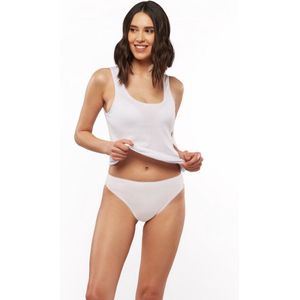 Klassieke damesslip - beige - 100% katoen - Maat 2XL