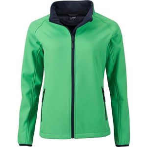 James and Nicholson Dames/dames Promo Softshell Jacket (Groen/Zwaar)