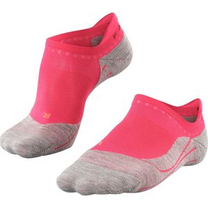 FALKE RU4 Invisible Hardloopsokken anti blaren, gemiddelde padding katoen sportsokken dames rood - Maat 35-36