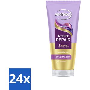 Andrélon – Haarmasker WOW – Intense Repair – 180 ml - Voordeelverpakking - 24 stuks