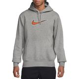Nike - M NK CLUB BB HDY NEO VARSITY - Sweatshirt - Donkergrijs - Met Capuchon