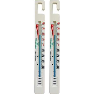 2 x koelkastthermometer, vriezer, koelkast, vriezer, thermometer