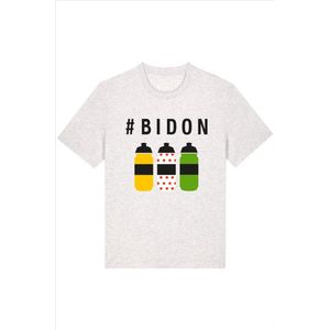 Brooklyn - Lichtgrijze Bidon T-shirt | Sport | Bidon | Maat XS