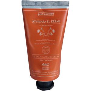 Prof Saracoglu Calendula hand creme - handcrème 50 ml - met arganolie en elderberry voor huidverzorging
