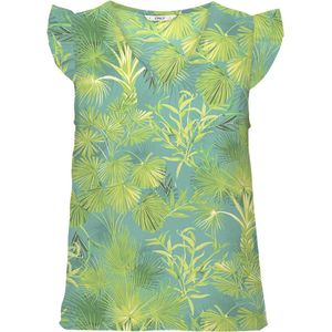 ONLY - ONLALMA LIFE VIS ELINA TOP AOP - Blouse - V-Hals - Korte Mouwen