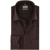 OLYMP - Luxor - Overhemd - Bruin - Comfort Fit - New Kent