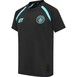 Manchester City - Uitshirt 25/26 - Voetbalshirt - Zwart - Kinderen - Polyester
