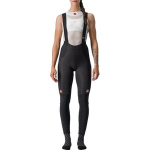 Castelli Sorpasso Ros Fietsbroek - Maat L  - Vrouwen - zwart - zilver