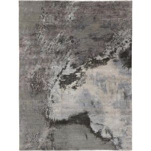 Seduction 840232 Vloerkleed - 250x350  - Rechthoek - Laagpolig Tapijt - Industrieel - Antraciet, Grijs