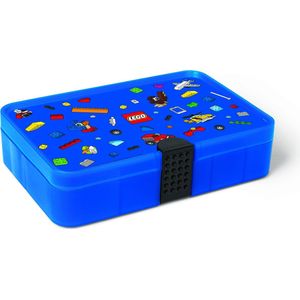 Lego Classic Opbergbox - Sorteerbox - Sorteerkoffer - met Vakjes - Blauw - 27x18cm