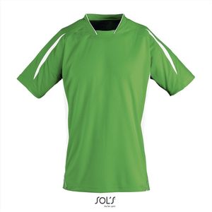SOL'S Short Sleeve Shirt Maracana 2 LT01638 - Bright Green/White - S